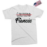 Womens Engagement Announcement Couples Girlfriend Fiancee Exclusive T-shirt | Artistshot