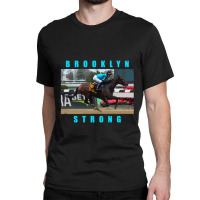 Brooklyn Strong - Classic Horseracing - Blue Classic T-shirt | Artistshot