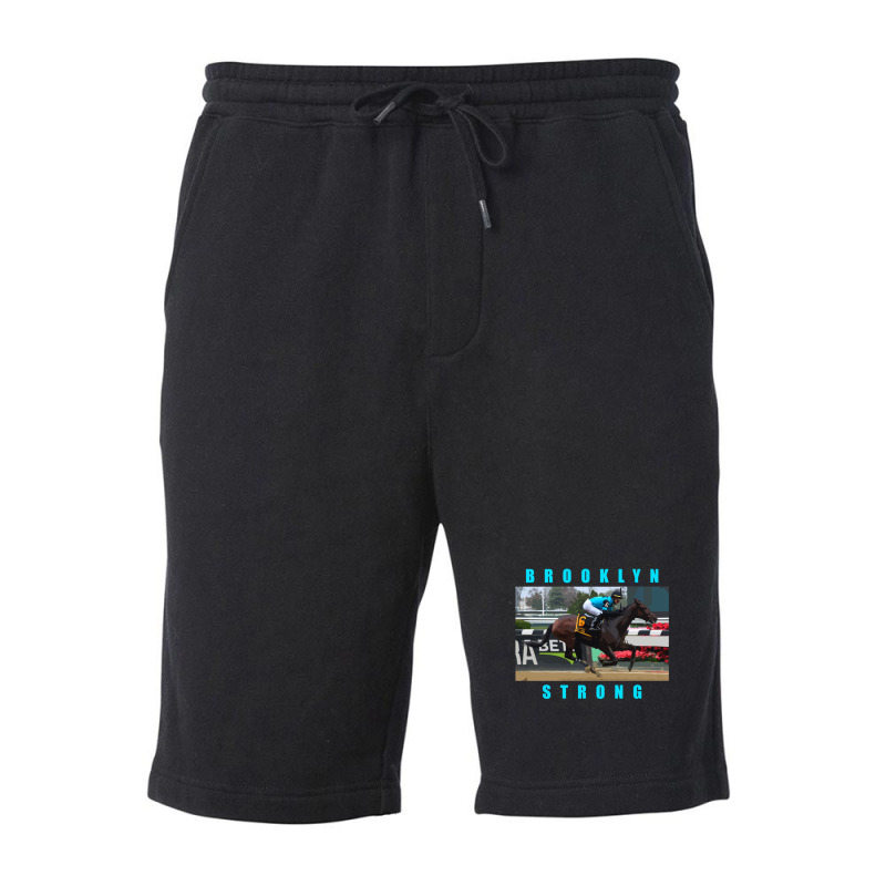 Brooklyn Strong - Classic Horseracing - Blue Fleece Short by LindaWilliams | Artistshot