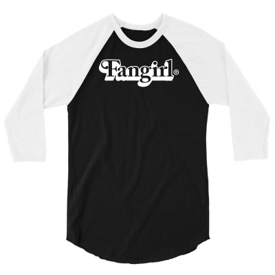 Fangirl 3/4 Sleeve Shirt Designed By Bud1