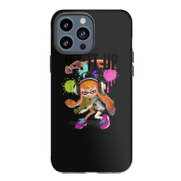 Splatoon Ink It Up Squid Inkling Splatter Poster Iphone 13 Pro Max Case | Artistshot