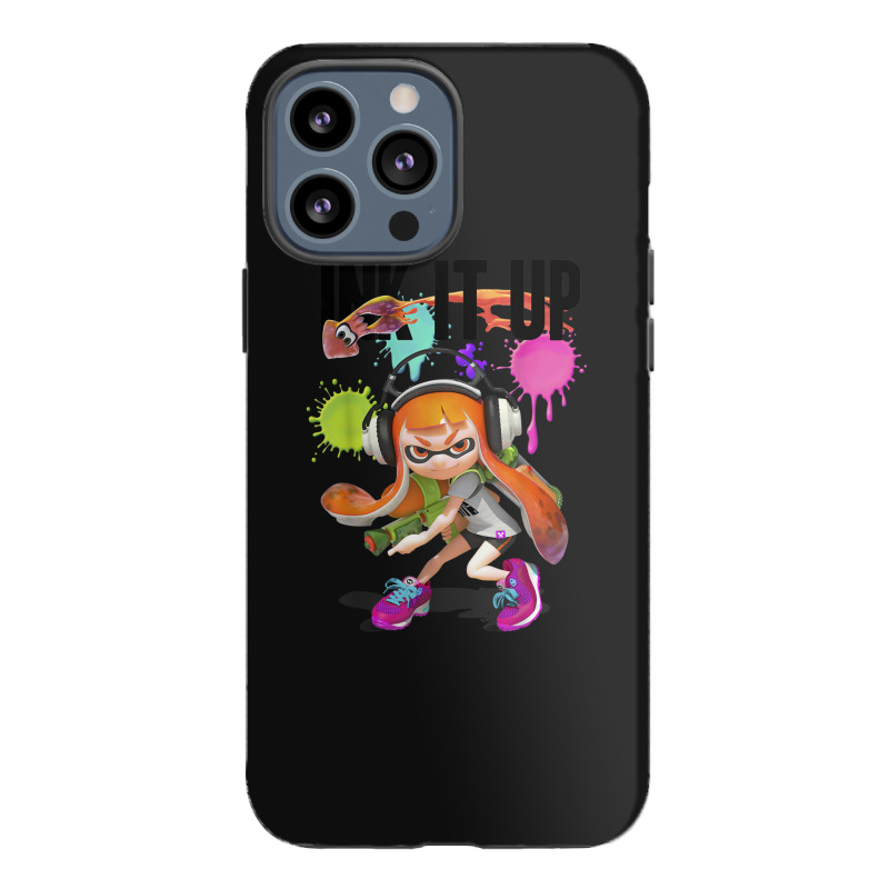 Splatoon Ink It Up Squid Inkling Splatter Poster Iphone 13 Pro Max Case | Artistshot