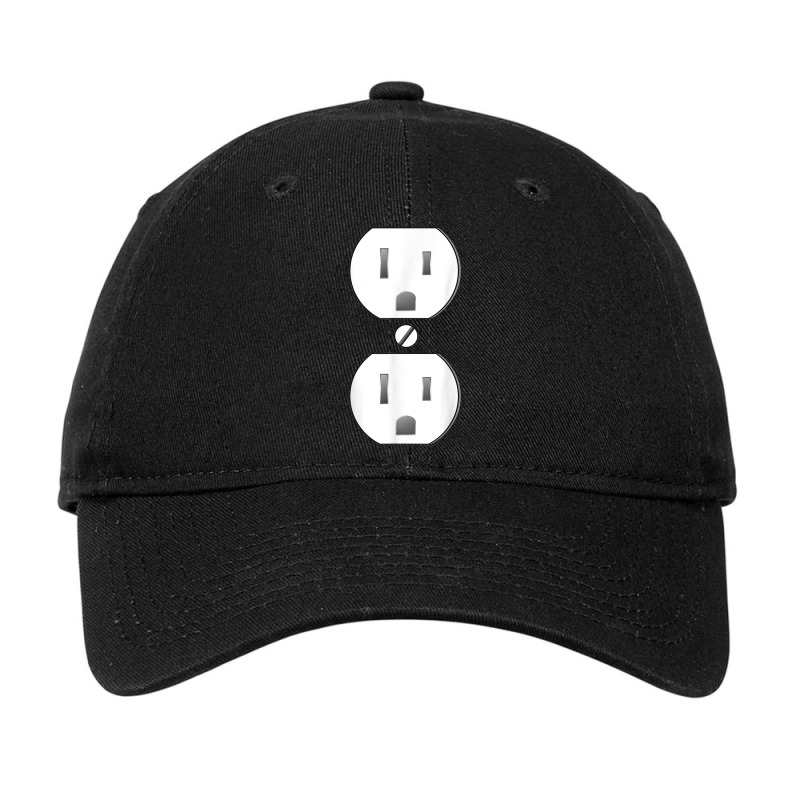 Electrical Outlet Socket Easy Costume Adjustable Cap by JorgeLBravo | Artistshot