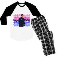 Ravi Panikkar Omnisexual Pride Cutout Men's 3/4 Sleeve Pajama Set | Artistshot