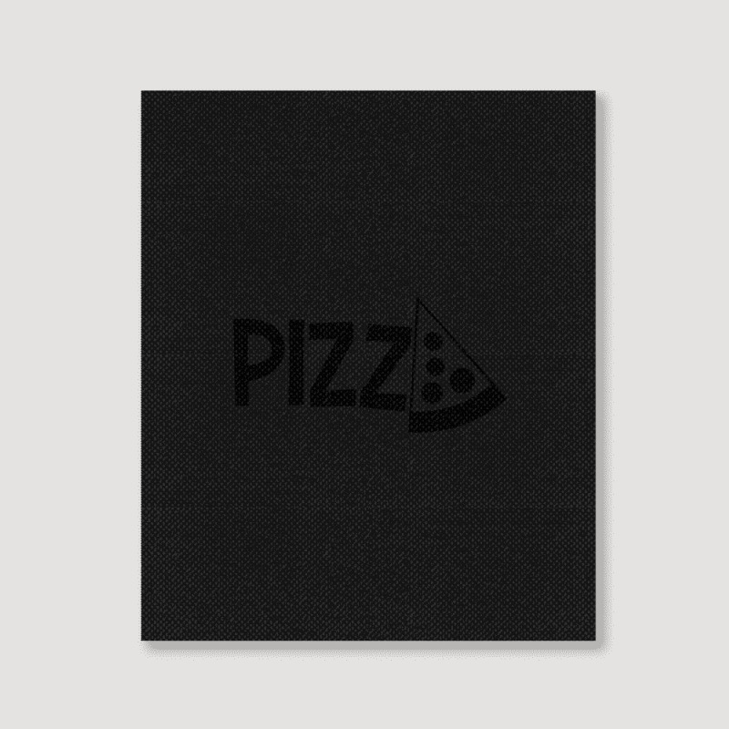 Hunger Salami 1 Piece Cut Out Delicious Pizza Fast Food Food Diet Unhe Portrait Canvas Print | Artistshot