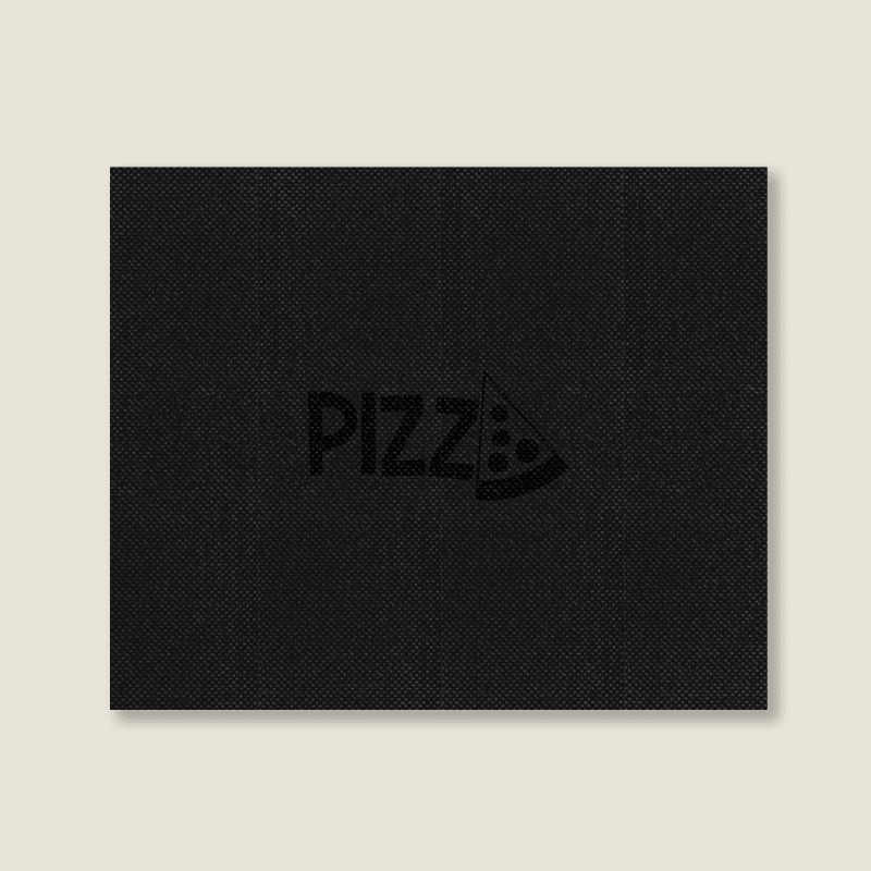 Hunger Salami 1 Piece Cut Out Delicious Pizza Fast Food Food Diet Unhe Landscape Canvas Print | Artistshot