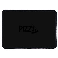 Hunger Salami 1 Piece Cut Out Delicious Pizza Fast Food Food Diet Unhe Rectangle Patch | Artistshot