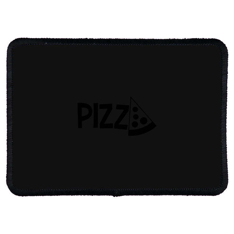 Hunger Salami 1 Piece Cut Out Delicious Pizza Fast Food Food Diet Unhe Rectangle Patch | Artistshot