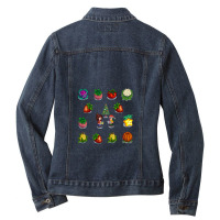 Stardew Valley Vegetables Christmas Gift 1 Ladies Denim Jacket | Artistshot