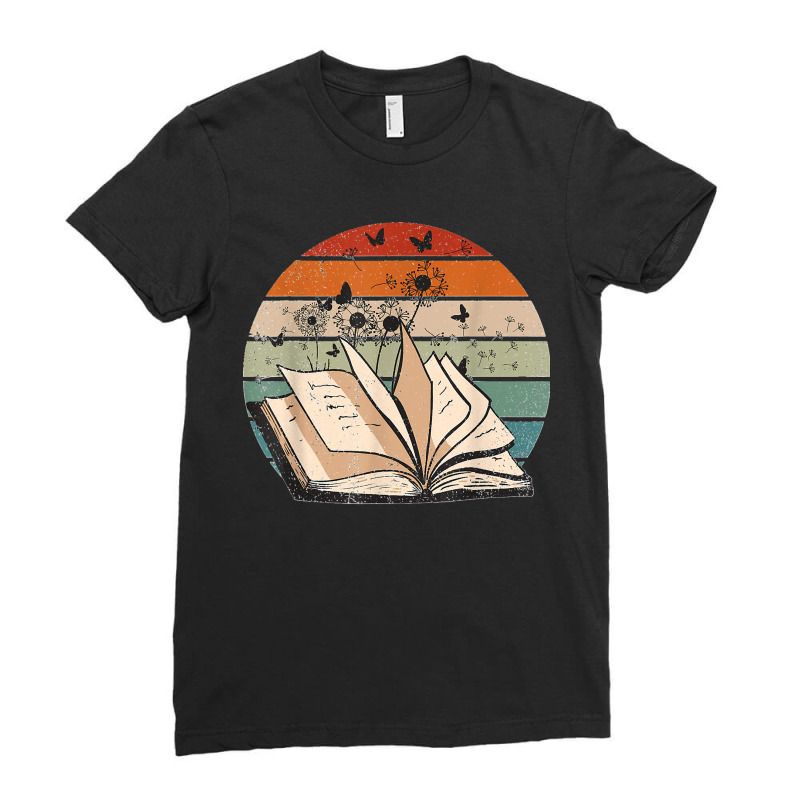 Dandelion Books Funny Reading Lover Readers Ladies Fitted T-Shirt by ISAIASSANTIAGO | Artistshot