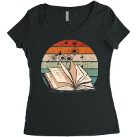 Dandelion Books Funny Reading Lover Readers Women's Triblend Scoop T-shirt | Artistshot