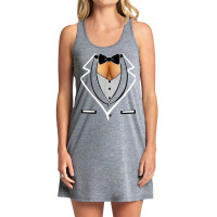 Funny Ladies Cleavage Tuxedo Party Mardi Gras Tailgate Tank Dress | Artistshot