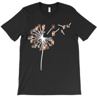 Dandelion Flying Rough Collie Flower For Dog Lover Herbalist T-shirt | Artistshot