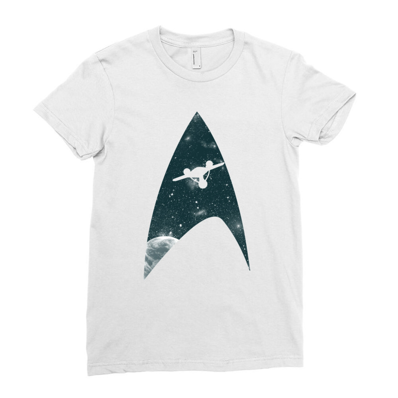 Space The Final Frontier Ladies Fitted T-Shirt by StuartRamsey | Artistshot