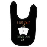 I Just Really Like Cardboard Collectibles Tcg Trading Cards T Shirt Baby Bibs | Artistshot