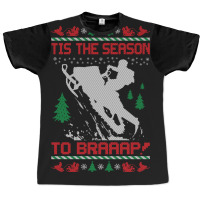 Christmas Snowmobile Ugly Season Graphic T-shirt | Artistshot