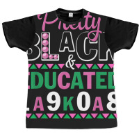 Pretty Black And Educated J15 Founder's Day Aka Women Graphic T-shirt | Artistshot