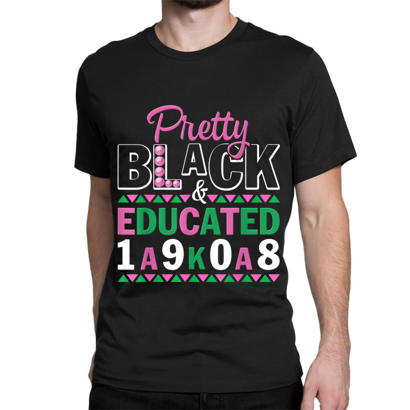 Pretty Black And Educated J15 Founder's Day Aka Women Classic T-shirt | Artistshot