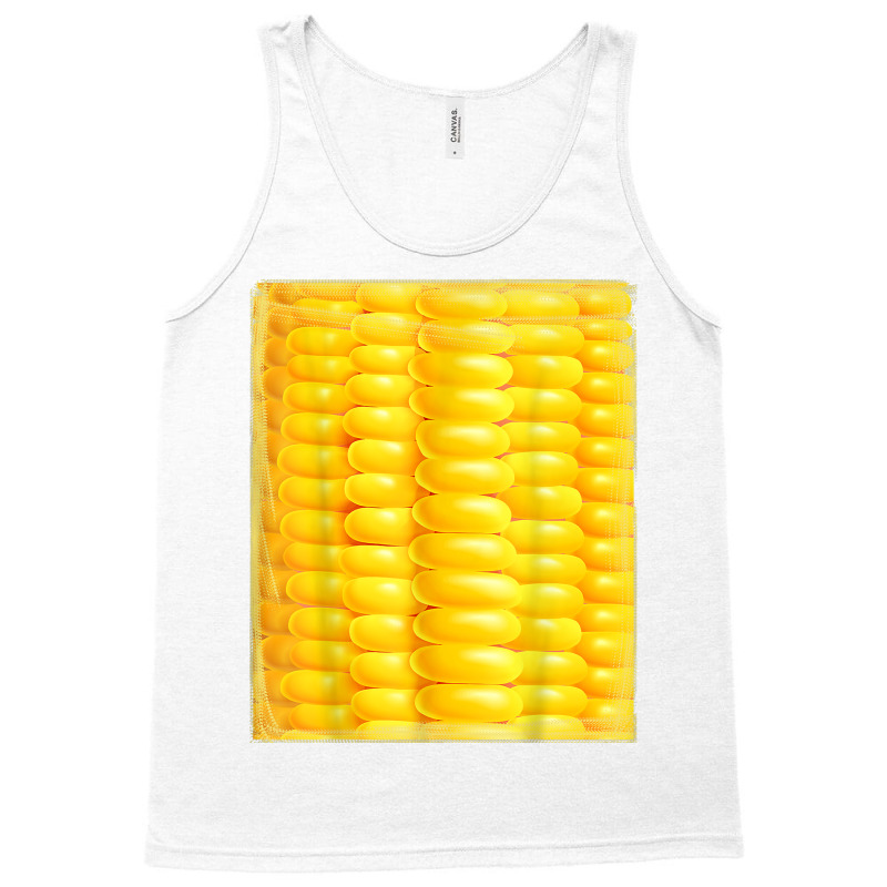 Funny Corn Costume Farmer Vegetarians Corn Pop Lover Yellow T Shirt Tank Top | Artistshot