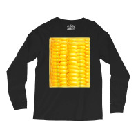 Funny Corn Costume Farmer Vegetarians Corn Pop Lover Yellow T Shirt Long Sleeve Shirts | Artistshot