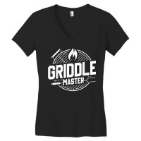 Backyard Flat Top Cooking Griddle Master T Shirt Women's V-neck T-shirt | Artistshot