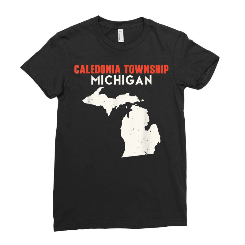 Caledonia Township Michigan Usa State America Travel Michiga T Shirt Ladies Fitted T-Shirt by vivianadubcy | Artistshot