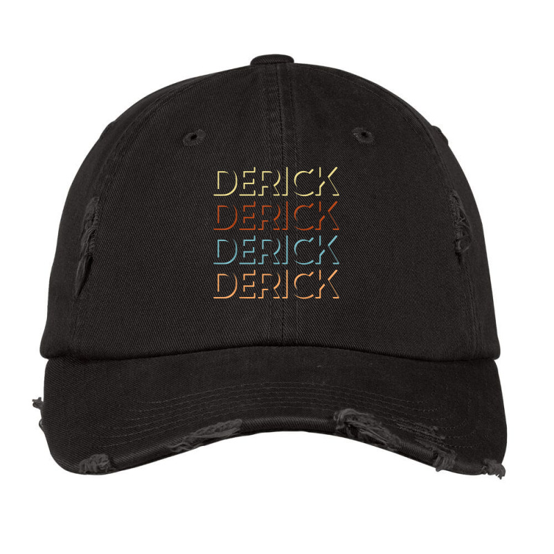 Derick First Name Tshirt My Personalized Tee Named T Shirt Vintage Cap by halexvvchukle | Artistshot