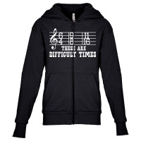 Difficult Piano Time Signature Keyboard T Shirt Youth Zipper Hoodie | Artistshot