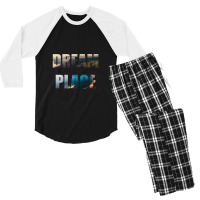 Dream Place 3 Men's 3/4 Sleeve Pajama Set | Artistshot