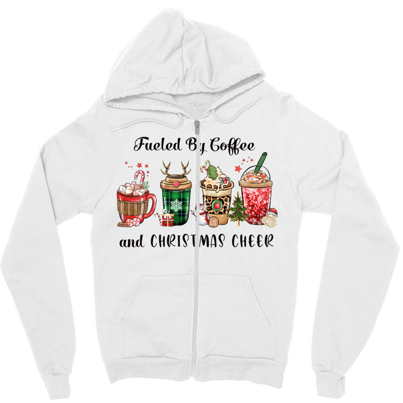 Chrismas Merry Zipper Hoodie | Artistshot