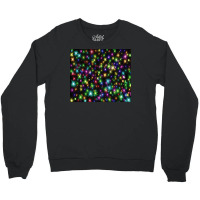 Colorful Chrismas Stars Crewneck Sweatshirt | Artistshot