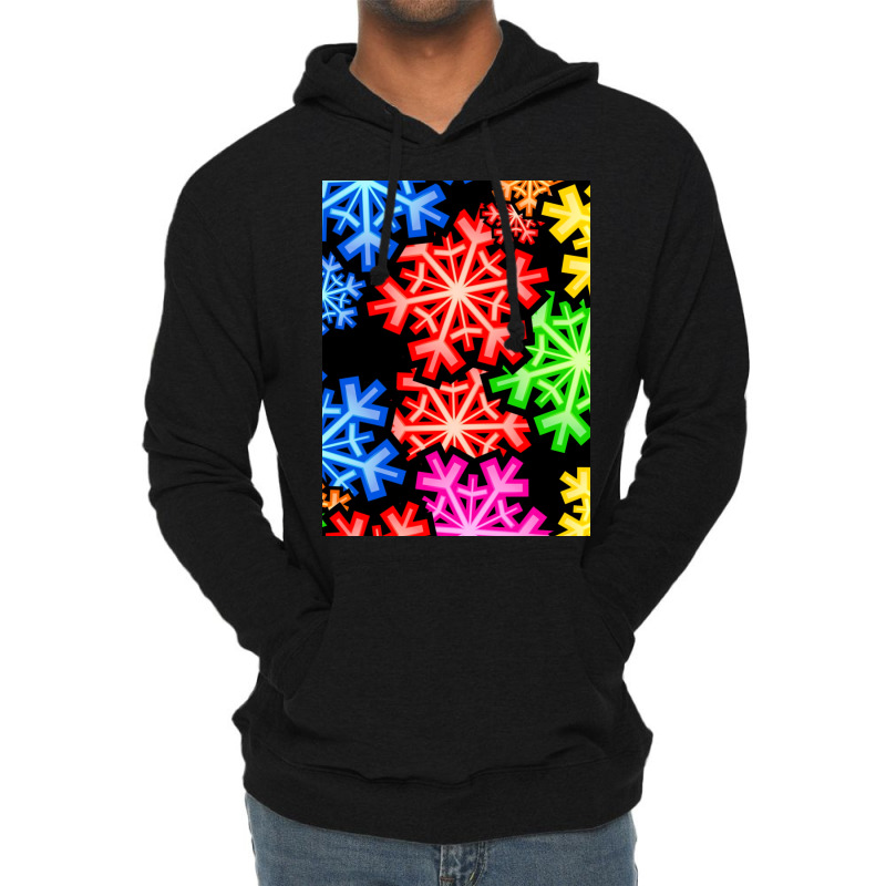 Colourful Chrismas Lightweight Hoodie | Artistshot