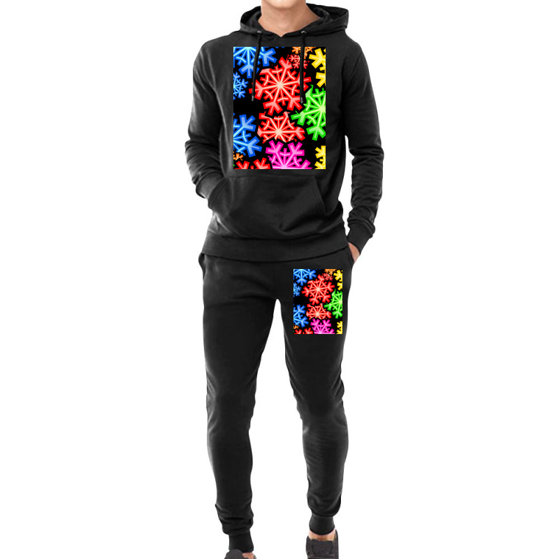 Colourful Chrismas Hoodie & Jogger Set | Artistshot