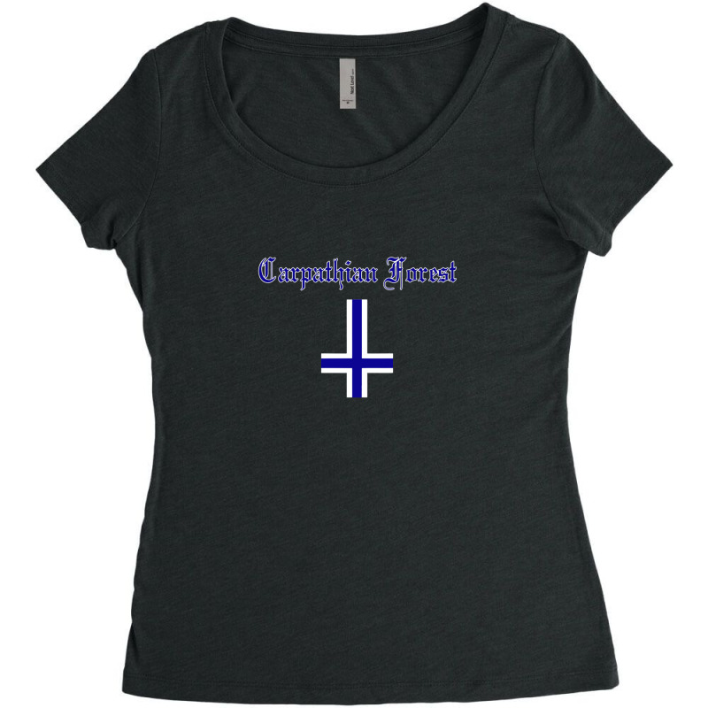 Carpathian Forest Norway Women's Triblend Scoop T-shirt by OpieCharlton | Artistshot