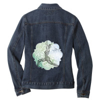 Meditation Yoga   Meditation And Yoga 6 Ladies Denim Jacket | Artistshot