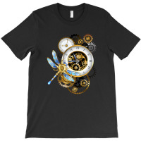 Steampunk Dials With Dragonfly T-shirt | Artistshot