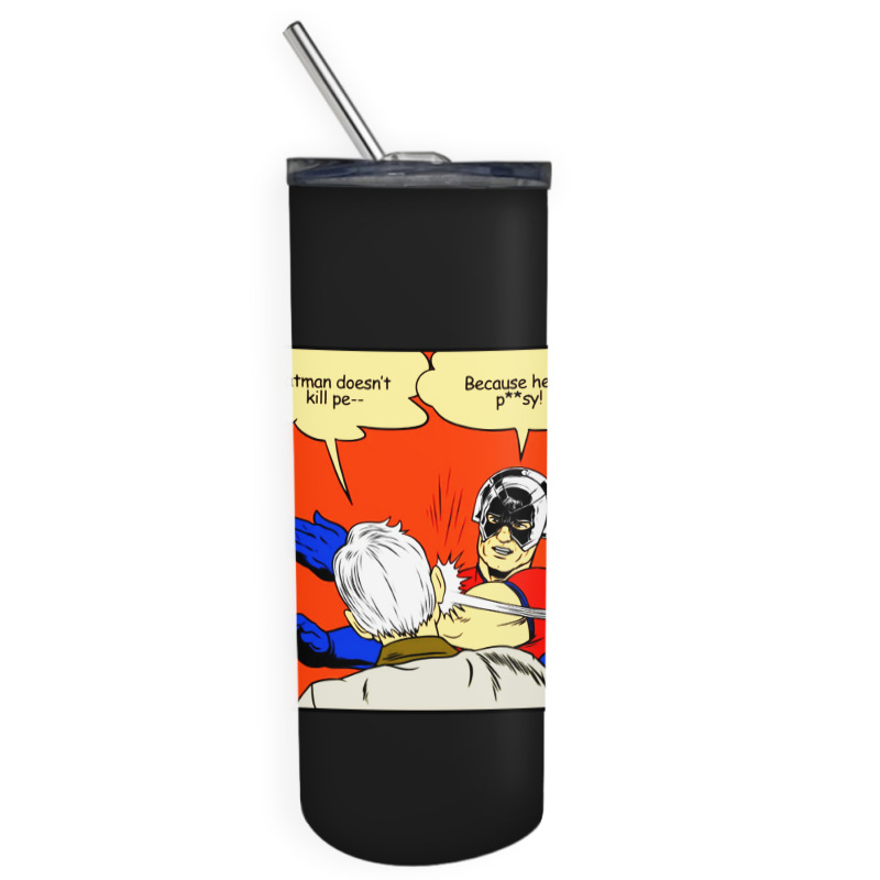 Peace Slap Skinny Tumbler | Artistshot