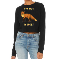 Fox I Wild Animal Love Forest Nature Animal Lovebird Cropped Sweater | Artistshot