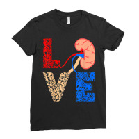 Kidney Organ Donation Love Dialysis Patients Nurse Nursing Ladies Fitted T-shirt | Artistshot