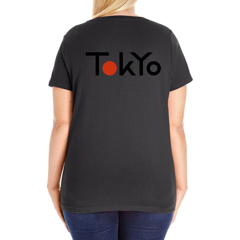 Tokyo Japan Typography Merch Ladies Curvy T-Shirt by jackxavier197 | Artistshot