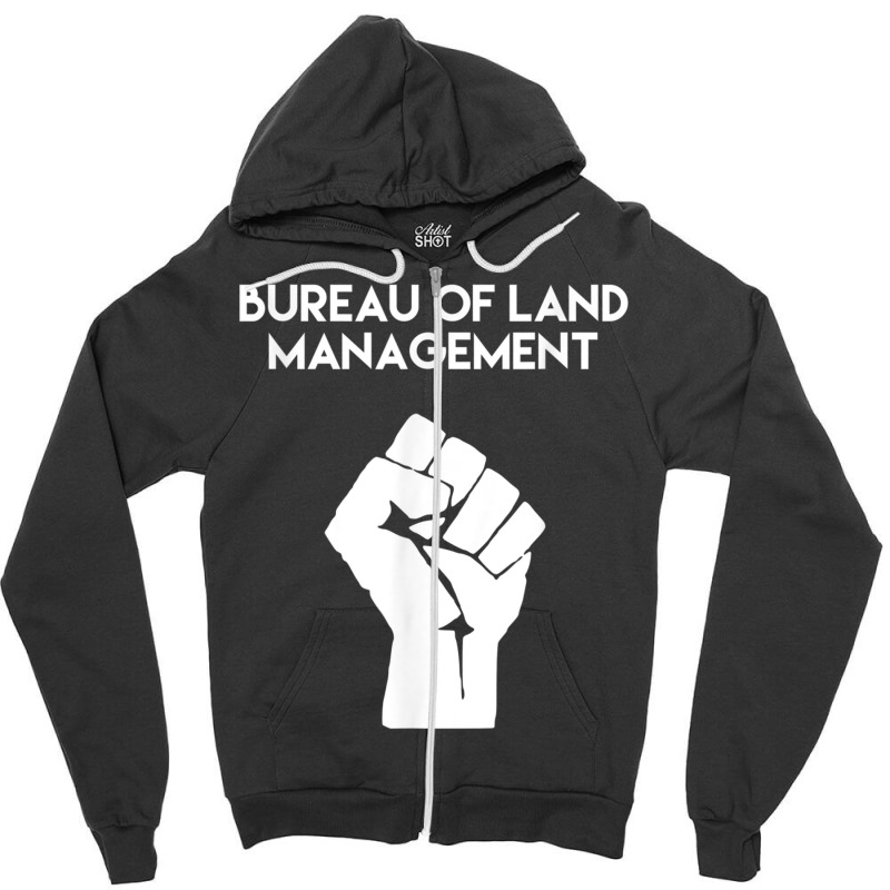 Blm Bureau Of Land Management Zipper Hoodie by KellieRennhack | Artistshot