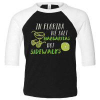 In Florida We Salt Margarita Not Sidewalks Winter Gift Shirt Toddler 3/4 Sleeve Tee | Artistshot