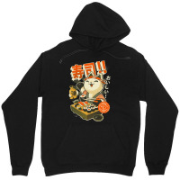 Sushi Chef Cat - Funny Restaurant Kitty - Japanese Food Unisex Hoodie | Artistshot