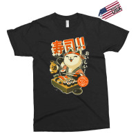 Sushi Chef Cat - Funny Restaurant Kitty - Japanese Food Exclusive T-shirt | Artistshot