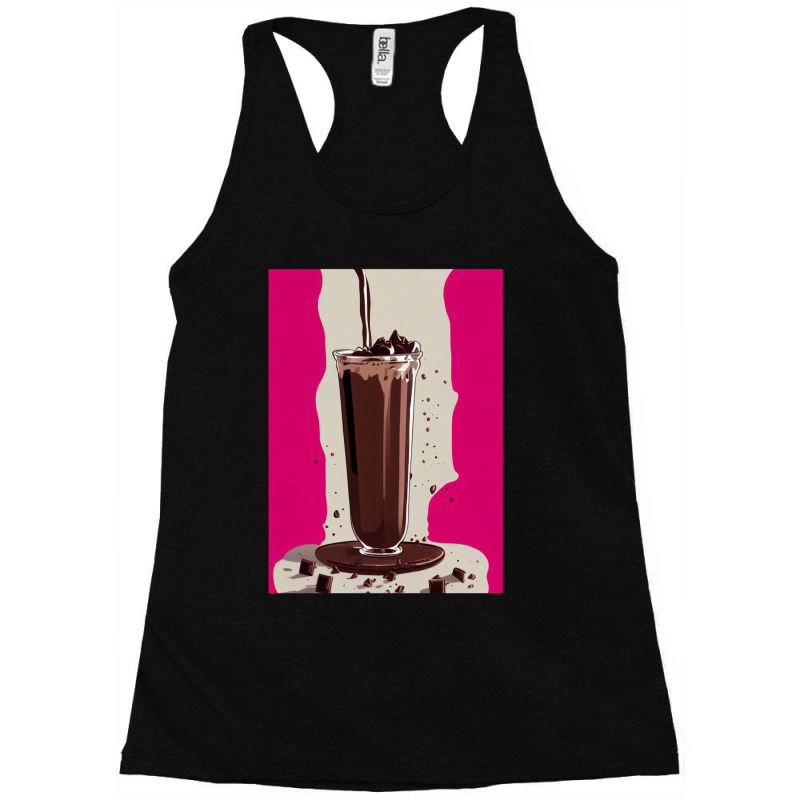 Chocolate Milkshake 1 Racerback Tank by ByronGFaulkner | Artistshot