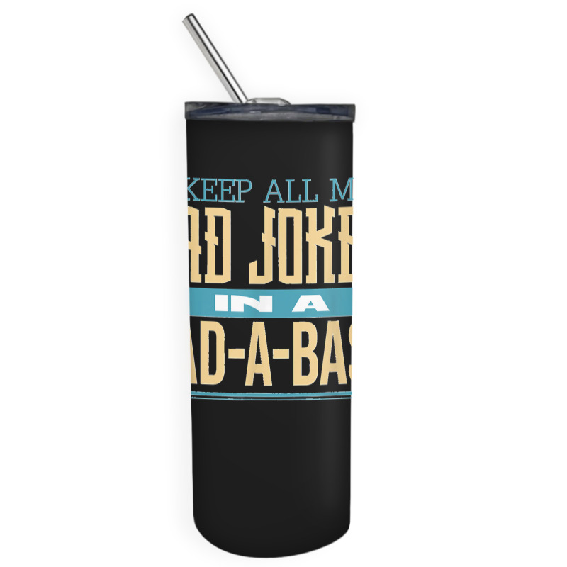 Fathers Day Dad Jokes Skinny Tumbler | Artistshot