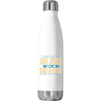 Fathers Day Dad Jokes Stainless Steel Water Bottle | Artistshot