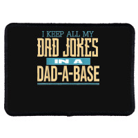 Fathers Day Dad Jokes Rectangle Patch | Artistshot