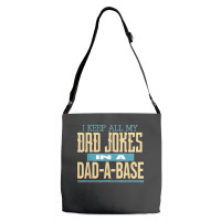 Fathers Day Dad Jokes Adjustable Strap Totes | Artistshot