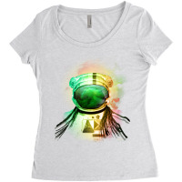 Ash Tronaut Women's Triblend Scoop T-shirt | Artistshot